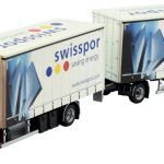 MERCEDES Actros BigSace 4x2 combiné porteur et remorque bachée