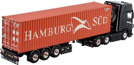 SCANIA S Highline 6x2 avec remorque porte-container et container 40 pieds – Image 4
