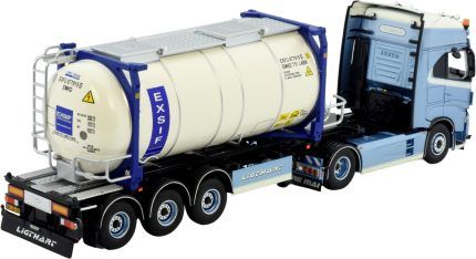 IVECO S-Way 4x2 avec remorque porte-container et citerne 20 pieds – Image 4