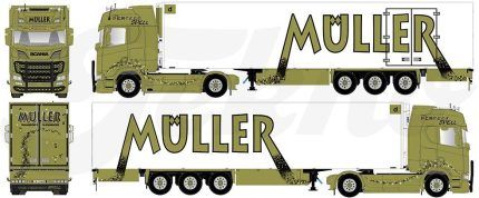 SCANIA S Highline 4x2 avec remorque frigo 3 essieux – Image 5