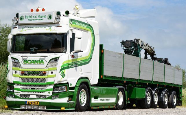 SCANIA R Topline 4x2 avec remorque à pierres 4 essieux – Image 1