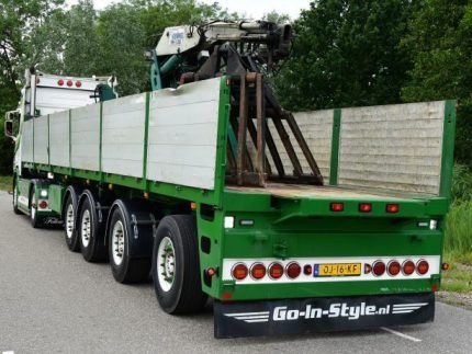 SCANIA R Topline 4x2 avec remorque à pierres 4 essieux – Image 3