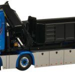SCANIA Streamline Highline 8x2 avec grue PALFINGER 7400.2 et container amplirole 15m3