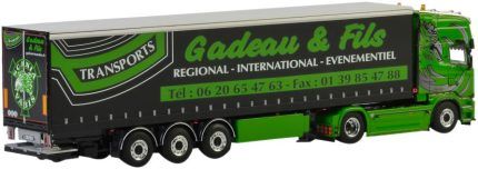 SCANIA R Topline 4x2 avec remorque bachée 3 essieux – Image 3