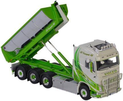 VOLVO FH4 Globetrotter 8x4 avec container asphalt amplirole PALFINGER – Image 3