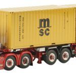 SCANIA R Topline  6x2 avec remorque container combi