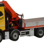 VOLVO FH4 Globetrotter 8x4 plateau ridelles avec grue PALFINGER 7800.2