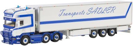 SCANIA R6 Topline 6x2 avec remorque frigo