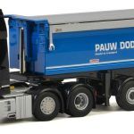DAF XF Super Space Cab 6x2 avec remorque benne carré 3 essieux