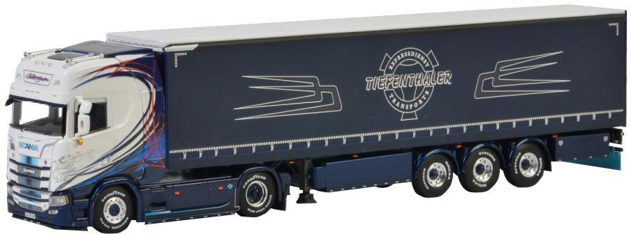 SCANIA 500 S 4x2 avec remorque bâchée Tautliner 3 Essieux - Transport