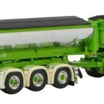 SCANIA R Highline CR20H 8x4 avec bras amplirole et container à asphalt