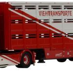 DAF XF Super Space Cab 4x2 avec remorque bétaillère 3 essieux