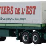 MACK F700 6x4 avec remorque bachée 2 essieux