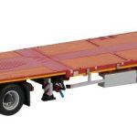 DAF XF Space Cab 4x2 avec remorque plateau 3 essieux