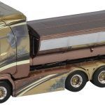 SCANIA R Highline CR20H 8X4 avec container à asphalt