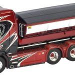 SCANIA R Highline CR20H 8x4 avec container asphalt