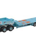 MERCEDES Aros MP4 SLT Big Space 8x4 avec remorque porte-engins et rampes 5 essieux