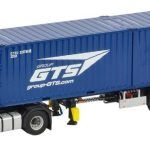 VOLVO FH4 Globetrotter 4x2 avec remorque porte-container et 2 containers 20 pieds