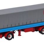 DAF 2600 4x2 avec remorque bachée 3 essieux