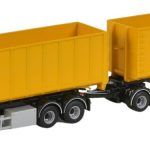 VOLVO FH2 Globetrotter XL 6x2 combiné ampliroll avec container 40m3