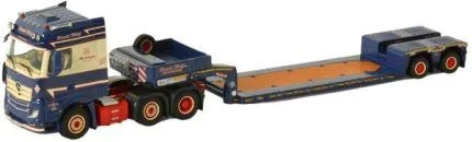 MERCEDES Actros MP4 Big Space 6x2 avec remorque porte-engins 2 essieux