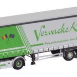 DAF XF Super Space Cab 4x2 avec remorque bachée 3 essieux