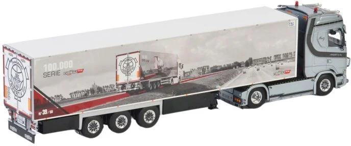 Camion Avec Remorque Frigorifique 2+3 Essieux FRIGOSCANDIA - SCANIA CR 20 Nd 6x2