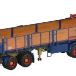 FTF Serie F 6x2 avec remorque à briques 3 essieux