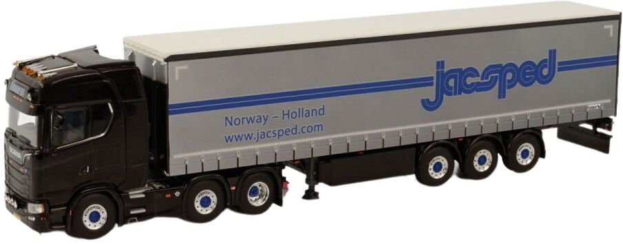 SCANIA S Highline 6x2 avec remorque bachée 3 essieux – Image 1
