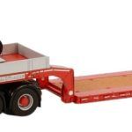 DAF XF Super Space Cab 6x2 avec remorque porte-engins 2 essieux