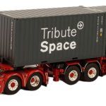 DAF XF Space Cab 6x2 avec remorque combi