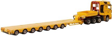 MERCEDES Actros Big Space SLT 8x4 avec remorque porte-engins 7 essieux – Image 3