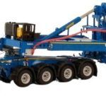 VOLVO FH5 Globetrotter 8x4 avec remorque porte tubes éoliens 4+7 essieux