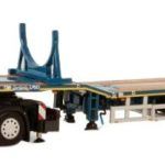 VOLVO FH4 Globetrotter 8x4 avec grue PALFINGER PK150002 et remorque plateau extensible 4 essieux