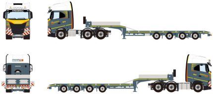 IVECO S-Way High 6x2 avec porte-engins 4 essieux – Image 5