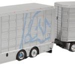 MERCEDES Actros 6x2 combiné porteur et remorque bétaillère