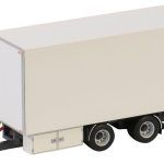 Remorque cargo 2 essieux, blanc