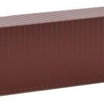 Container 40 pieds, marron