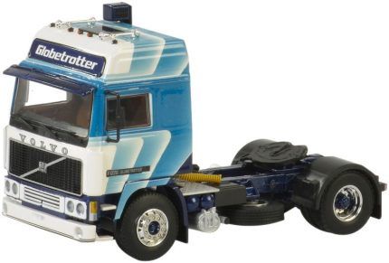 VOLVO F12 4x2, blanc et bleu