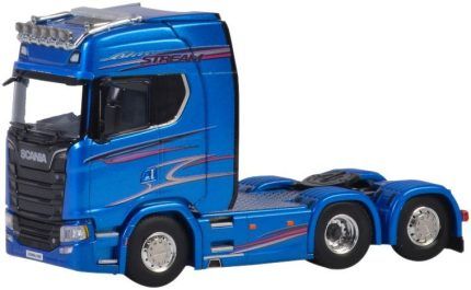 SCANIA S Highline CS20H 6x2, bleu