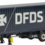 Remorque container 40 pieds 3 essieux "DFDS"