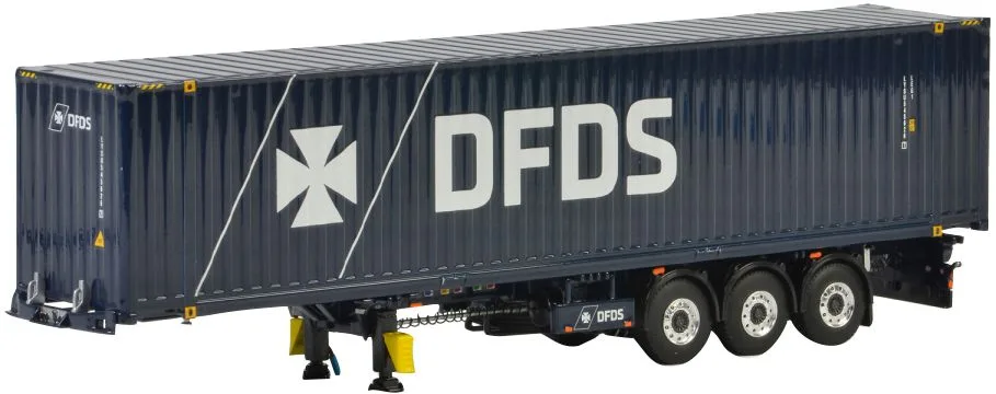 Remorque container 40 pieds 3 essieux "DFDS" – Image 1