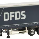 Remorque bachée 3 essieux "DFDS"