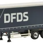 Remorque bachée 3 essieux "DFDS"
