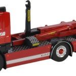 DAF CF Sleeper Cab 8x2 avec bras ampliroll, rouge