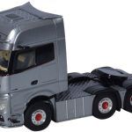 MERCEDES Actros MP5 Giga Space 8x2, gris et rouge