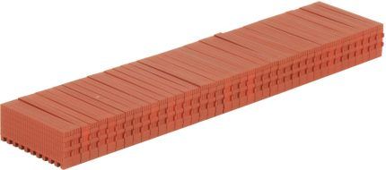 Mur en briques rouge