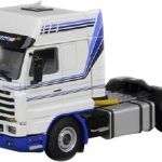 SCANIA R113/R143 4x2, bleu et blanc