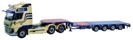 VOVO FH3 Globetrotter 6x4 avec remorque porte-engins 4 essieux – Image 4