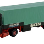 MACK F700 6X4 avec remorque bachée